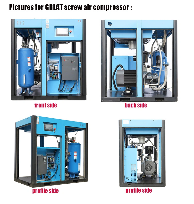 75kw-250kw Pm VSD Variable Frequency Inverter Rotary Screw Air Compressor