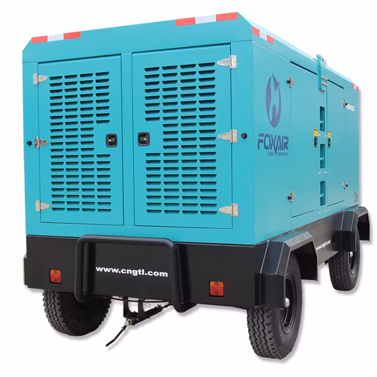 Prezzo di fabbrica diesel mobile del compressore d'aria mobile della vite portatile di estrazione mineraria di Gtl 900cfm 16bar 25m3